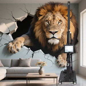 3D立式墙壁打印机 | 室内室外壁画和背景墙打印用CMYK + W紫外墨水 - Product Image 3