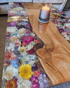 Trang Trại Dễ Dàng Lắp Ráp Thủ Công Bảng Nhà Ăn Uống Chất Lượng Cao Chuyển Đổi Hình Dạng Hình Bầu Dục Sâu Đúc Epoxy Nhựa Gỗ Hàng Đầu - Product Image 4