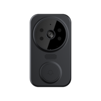 Sistema de Intercomunicación Inalámbrico Inteligente para Exteriores con Timbre con Cámara de Video Blanco y Negro, Videoportero Bidireccional