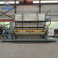 Four de séchage métallique intégré à une machine automatique de fabrication de plateaux à œufs |   Équipement de formage de cartons à œufs en papier recyclé à économie d'énergie