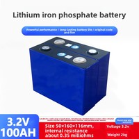 Sel Daya Tunggal Besar GNLI Lithium Iron Phosphate 3.2V100AH Baterai Cangkang Aluminium untuk Kendaraan Listrik 2kg 50x160x116mm