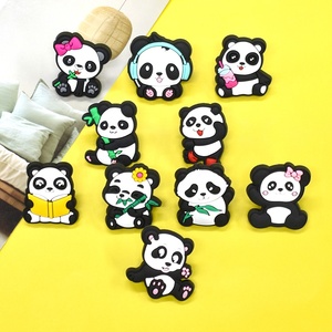 Divertente cuffie con fiocco lettura zampa di bambù Panda serie modello perni adatto per lo zaino collare accessori decorativi fatti a mano - Product Image 3