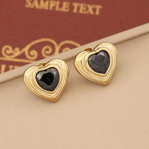 Boucles d'oreilles multicolores <span class=keywords><strong>Christian</strong></span> - Plaqué or 18 carats, acier inoxydable anti-ternissement, bijoux de mode raffinés - Product Image 5