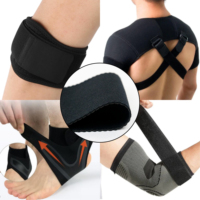 Tissu en néoprène respirant de haute qualité WST avec boucle auto-agrippante pour équipement de protection sportive
