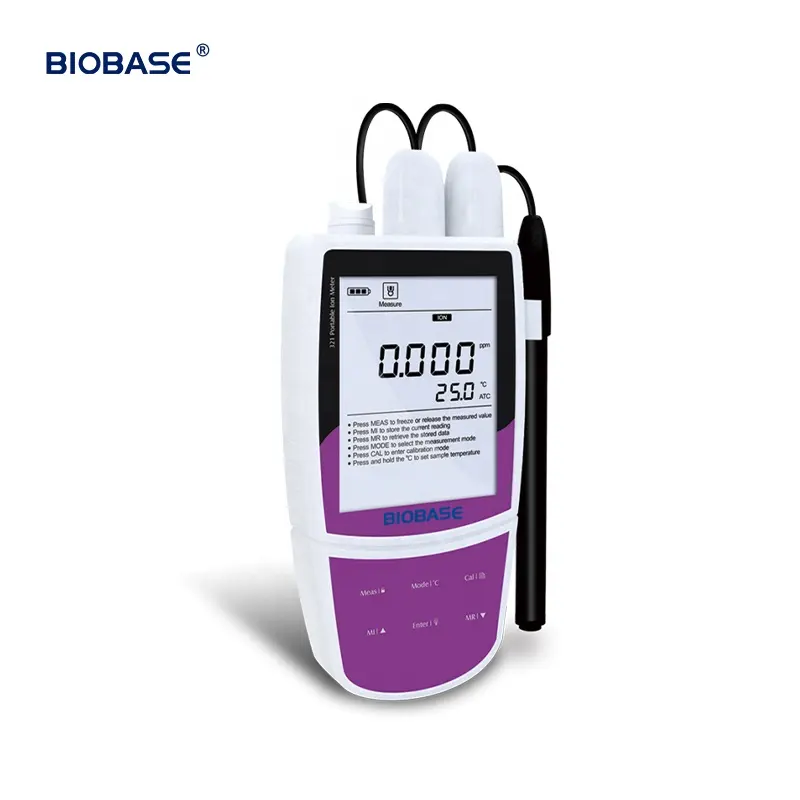 BIOBASE Portátil PH/Ion Meter Precisão PH/Ion Meter Tester Preço