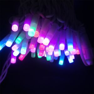 Heavy Duty 220V cao su màu đỏ Cáp CE phê duyệt 4 Wát tiết kiệm điện RGB flash LED Cổ Tích chuỗi đèn - Product Image 5