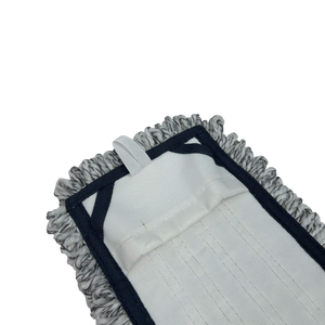 Recharge de tampon de serpillière en microfibre filée grise avec <span class=keywords><strong>Velcro</strong></span> pour nettoyage - Product Image 6