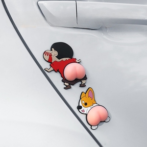 Dessin animé anti-choc anti-collision autocollant de pare-chocs de voiture pvc 3D stéréo tampon en caoutchouc souple - Product Image 1