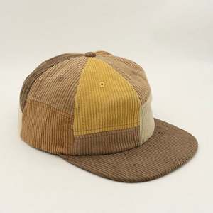 Gorra Snapback con logotipo bordado personalizado de alta calidad, gorra Snapback de moda con hebilla ajustable de pana no estructurada - Product Image 4