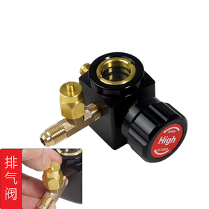 Manômetro de Refrigerante para Ar Condicionado Automotivo, Conjunto de Acessórios para Válvula de Duplo Manômetro, Montagem de Interruptor, Válvula de Três Vias, Porta de Escape - Product Image 5