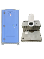 Toilettes mobiles portables pour événements avec station de lavage des mains pour fêtes et festivals