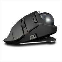 Souris à trackball ZELOTES F-33pro, sans fil, trois modes, personnalisable, 8 souris programmables avec écran d'affichage et boutons multifonctions