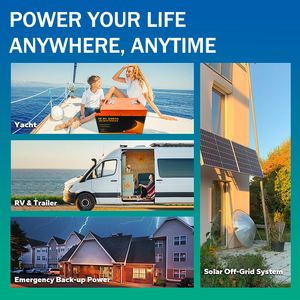 Batteria resistente tipo RV batteria 12.8V 300Ah Lifepo4 per viaggi in auto all'aperto RV - Product Image 4