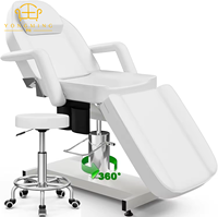 360 mise à niveau rotative hydraulique Spa Salon de beauté lit de cils lit de massage professionnel esthéticienne chaise de tatouage lit de visage