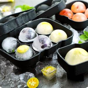 Usine et stock. <span class=keywords><strong>Moule</strong></span> en silicone pour gâteau 3D, <span class=keywords><strong>moule</strong></span> à savon en silicone réutilisable, boule de glace avec 4 trous, bac à glaçons de qualité alimentaire, forme en résine - Product Image 5