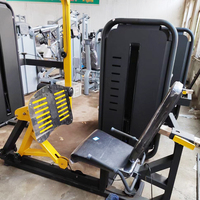 Máquina de prensa de piernas horizontal de acero LZX-H1003 de gran aceptación con pila de pesas de 70 kg para gimnasio comercial