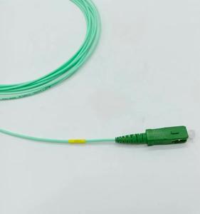 Câble de raccordement en fibre optique 1,6 mm SC FTTH WiFi disponible en longueurs de 1,5 m, 2 m, 3 m, 3,5 m, 4 m, vert aqua, blanc, jarretière optique G657A2 - Product Image 5