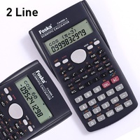 Calculatrice scientifique FOSKA à 2 lignes, grand écran, pour étudiants et enseignants, fabriquée par le fabricant
