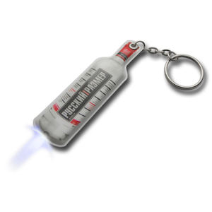 Porte-clés en plastique avec lampe torche, étiquettes personnalisées pour clés, mini LED promotionnelles - Product Image 5