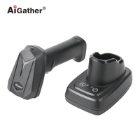 Lecteur de codes-barres longue portée Bluetooth, scanner de codes-barres durable, lecteur QR 2D pour les détaillants, l'entreposage et la logistique