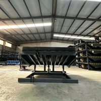 Rampe de chargement hydraulique fixe pour quai de chargement, plateforme de chargement et de déchargement pour entrepôt, pour camions porte-conteneurs