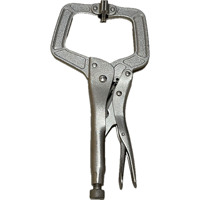 Pince à serrage en C de 11 pouces en acier allié CR-V, portée 53-118 mm, mâchoires à large ouverture, pour maintenir et saisir