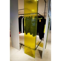 Farbenfrohe Dekorative Glaspaneele in Maßanfertigung Kunstplatten für Ausstellungsstände Showroom-Display Hintergrundwand