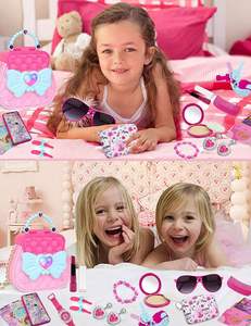 Kit de Maquillaje para Niña, Juguetes para Niñas Pequeñas, Princesa Rosa, Juego de Disfraces para Fiestas, Juguete para Niñas - Product Image 4