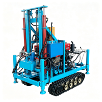 Plateforme mobile de forage de puits d'eau portable, machine de forage de puits d'eau de 150 m de profondeur pour le passage de chantier à chantier