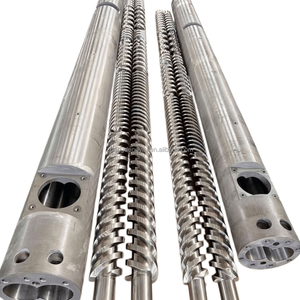 กระบอกสกรูคู่ขนานแบบกำหนดเองสำหรับการอัดรีดพีวีซี - Product Image 1