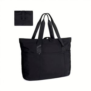 Sac fourre-tout en toile OEM avec fermeture éclair, grande poche en forme de boule, pour cadeaux d'entreprise et personnels - Product Image 3