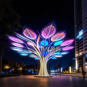 RGB пейзаж в форме дерева светящиеся декоративные светильники - Product Image 4