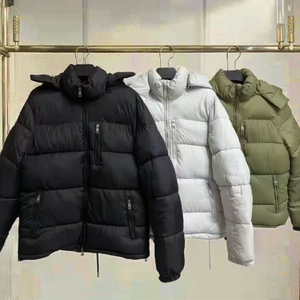 Parka d'hiver pour homme de grande taille, de haute qualité, imperméable et chaude, avec capuche coupe-vent, fermeture éclair décontractée, 80% duvet - Product Image 3