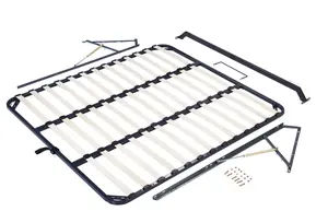 Dễ dàng để lắp ráp thủy lực khí nâng lên giường Kit Ottoman lưu trữ Slatted khung giường