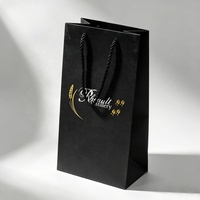 Sacs cadeaux pour vin en gros avec logo personnalisé, pour une ou deux bouteilles, emballage de luxe haut de gamme pour vin, sacs de shopping en papier kraft épais