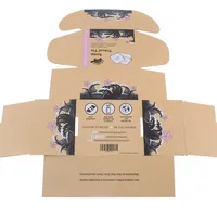 Оригинальные простые маленькие картонные коробки для почтовых отправлений по индивидуальному заказу для милой упаковочной коробки