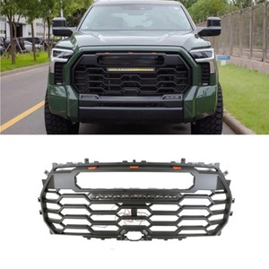 สำหรับ TOYOTA Tundra 2022-2024 อุปกรณ์ตกแต่งรถยนต์ กระจังหน้าทรงสปอร์ต ชุดแต่งตัวถังรถยนต์ กระจังหน้ากันชนหน้า อะไหล่ตกแต่ง - Product Image 2