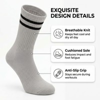 Chaussettes de sport extensibles pour hommes avec logo personnalisé, en coton peigné, respirantes, confortables et durables pour le cyclisme, certifiées BSCI