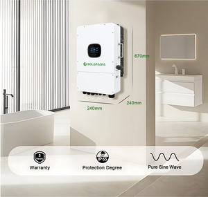 2025 Hot Bán solarasia IP65 không thấm nước lai biến tần 8KW 10KW 12KW 3 giai đoạn lai năng lượng mặt trời biến tần - Product Image 5