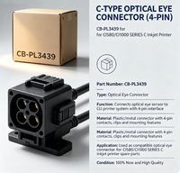 CONNECTEUR OPTIQUE DE TYPE C (4 BROCHES) CB-PL3439 pour imprimante jet d'encre SÉRIE C CI580/CI1000