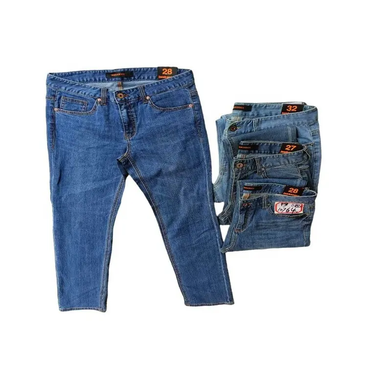 2.85 Dollar Model PT001 Size 28-38 Fashion Wholesale Stock Plus Size Men's Jeans With Different Styles