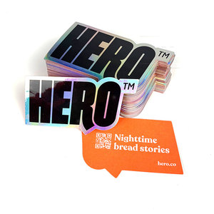 UV Chống Lại Ngoài Trời Bạc Cầu Vồng Đầy Màu Sắc Laser 3 D Ba Chiều Chết Cắt Dán Biểu Tượng Không Thấm Nước PVC Tùy Chỉnh Ba Chiều Sticker - Product Image 2