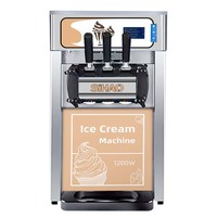 Professionnel italien machine à crème glacée molle machine à crème glacée