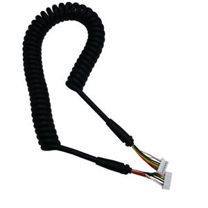 Cable de bobina de micrófono reemplazable de alta calidad Cable de interfono de tirachinas 8P utilizado en barcos, automóviles y estaciones de radio - Product Image 2