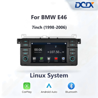 Radio para Auto con Sistema Linux de 7" para BMW Serie 3 E46 M3 (1998-2006), con Unidad Principal Multimedia Inalámbrica Android Auto y CarPlay, DSP, BT