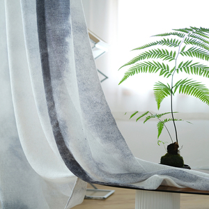 Rideaux transparents en Polyester pour salon, fabricant chinois, broderie, tissu transparent - Product Image 6