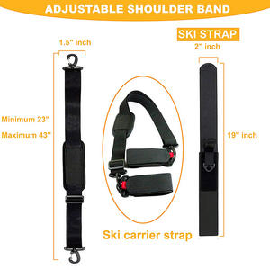 Équipement de <span class=keywords><strong>ski</strong></span> de descente pour l'arrière-pays Accessoires de sports d'hiver Sangles de transport de bâtons de <span class=keywords><strong>ski</strong></span> confortables Support d'épaule rembourré - Product Image 3