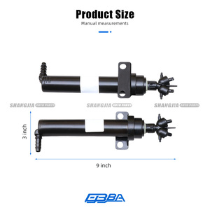 Repuestos de Auto, Boquillas de Lavado de Faros Delanteros Negras Nuevas para Maserati Ghibli 2860013 2860014 - Product Image 2