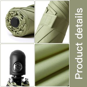 Guarda-chuva Automático <span class=keywords><strong>Mini</strong></span> Guarda-chuva Compacto e Portátil Proteção Uv 8 Costelas 5 Dobras Automático Aberto Fechar Guarda-chuva - Product Image 5
