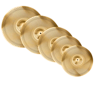 Indoor Practice Mute Cymbals Low Volume Cymbal Set 14 Hi-hat+16 Crash+18 Crash+20 Ride